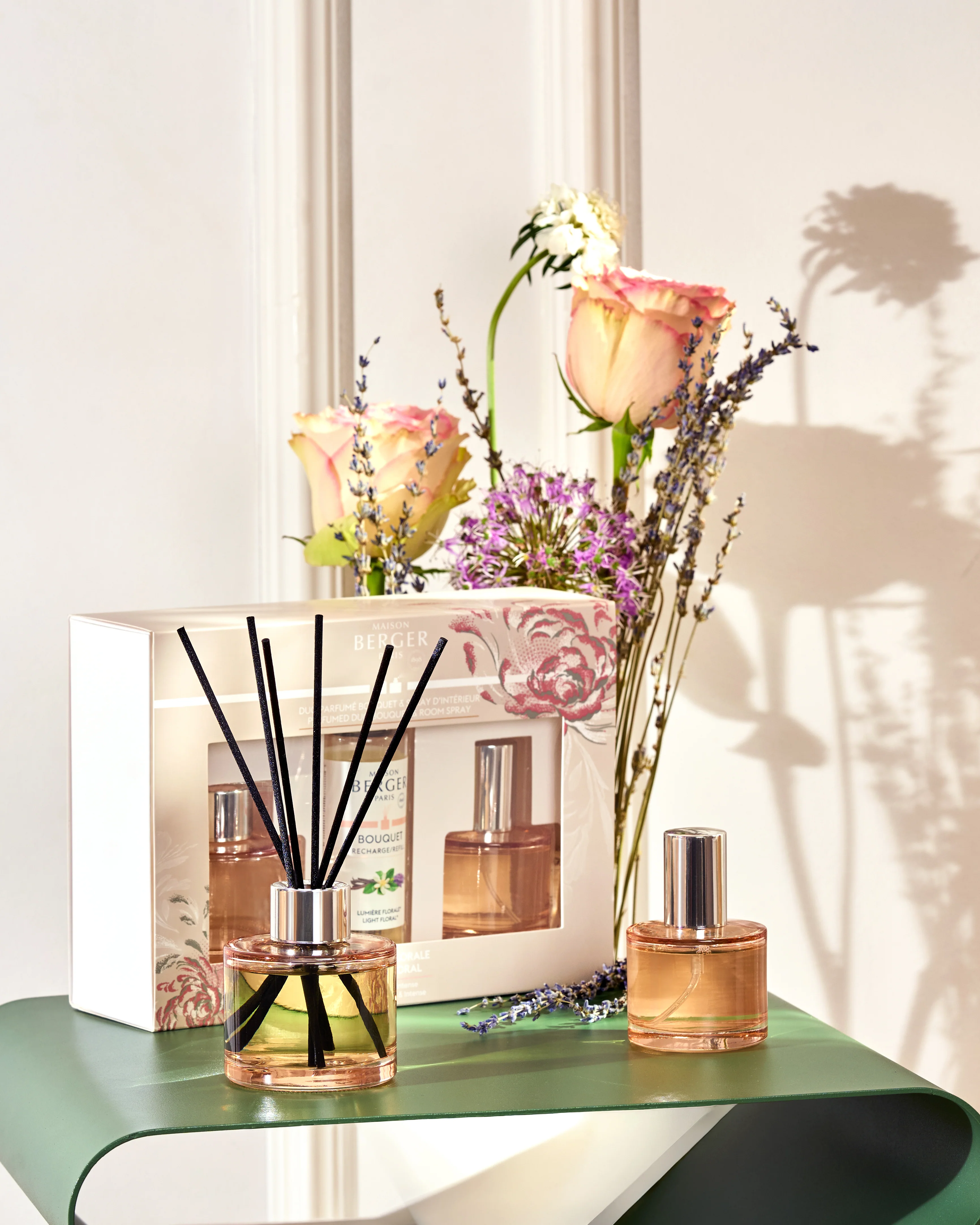 Ophelia Light Floral Mini Bouquet & Home Spray Duo - Image 6